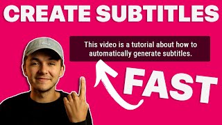 How to Create Subtitles Fast (SRT Files, Closed Captions, Hardcoded, etc...) screenshot 2