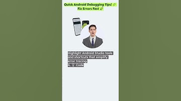 🐛 Quick Android Debugging Tips! ⚡ Fix Errors Fast 🚀 | #shorts | #aigeneratedvideos
