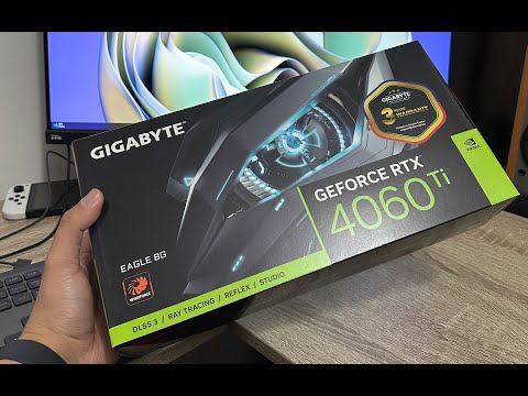 Nvidia RTX 4060 Ti Gigabyte Eagle OC Unboxing and Test