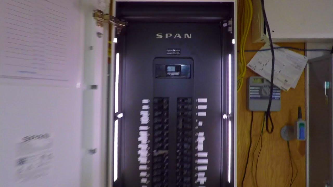 What does a Span Smart Electrical Panel look like? YouTube