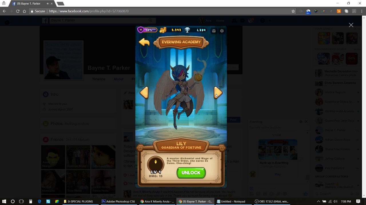 EVERWING HACK ALL CHARACTERS GOOGLE CHROME