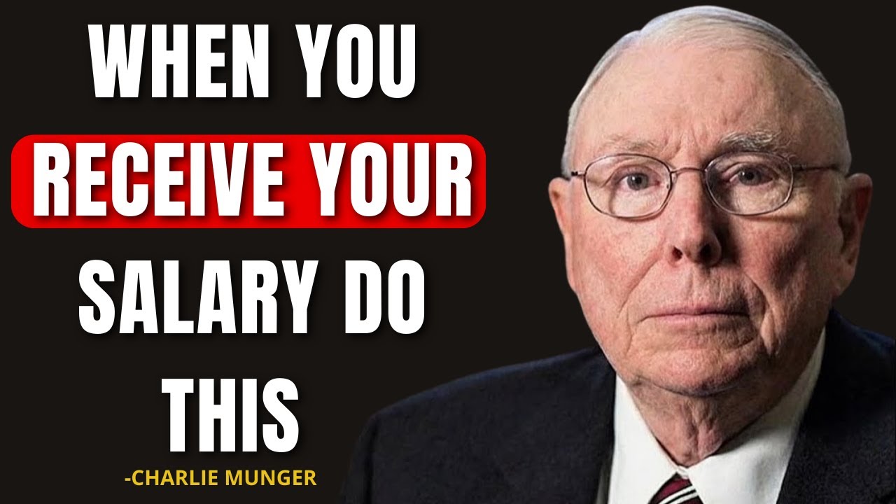 8 Steps to get rich with your salary, according to - Charlie Munger ...