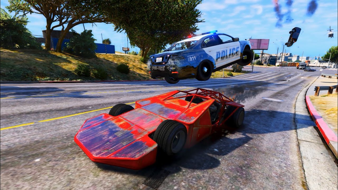 GTA 5 : LOS SANTOS POLICE VS ME FIRST ACTION MOVIE GTA V - YouTube
