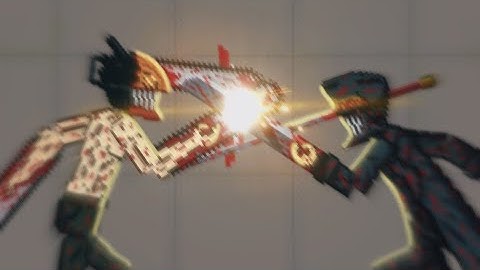 CHAINSAW MAN vs KATANA MAN | Melon Playground Mod