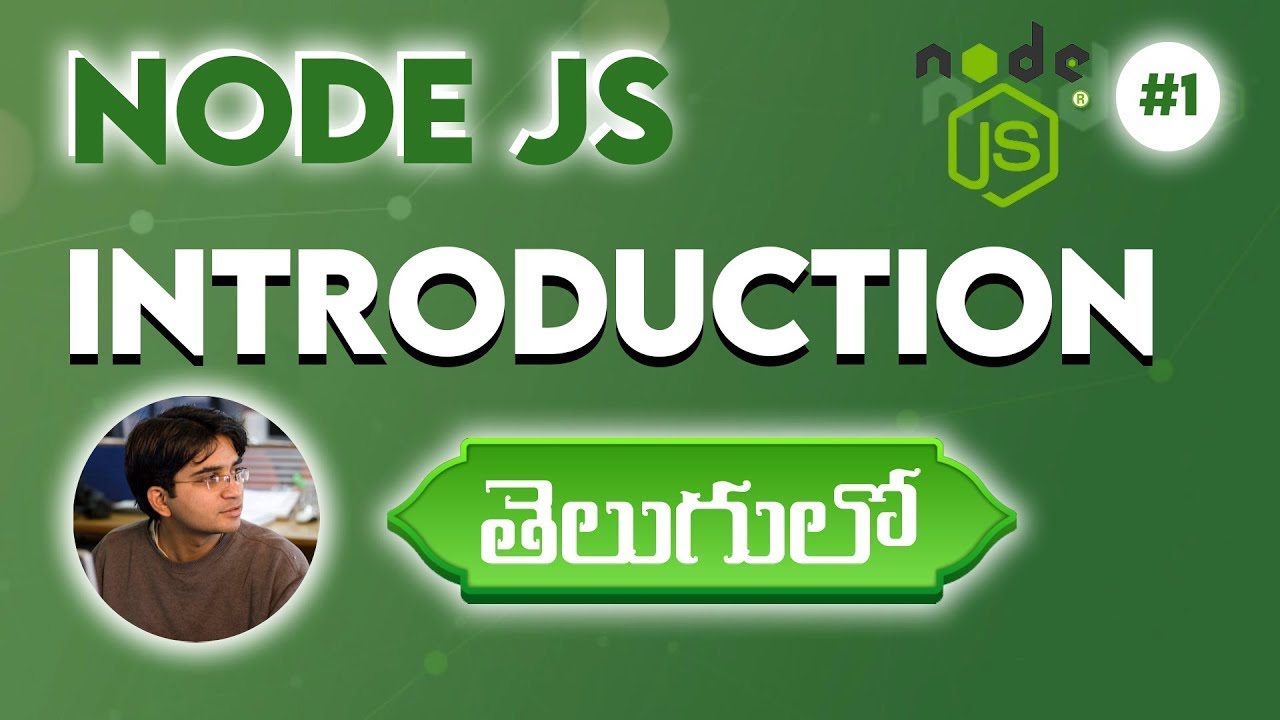 NODE JS IN TELUGU 2024 | NODE JS INTRODUCTION - YouTube