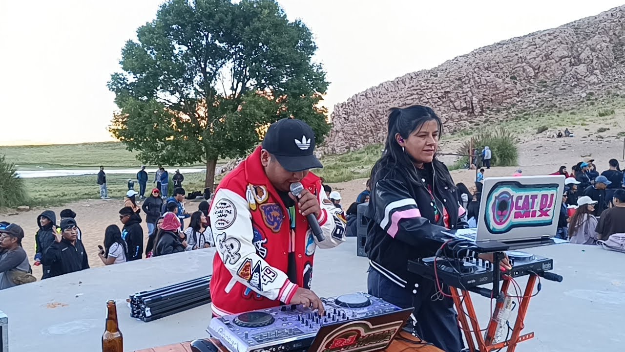 Dj Matías Balderrama y CatDj en el Huancar 2025