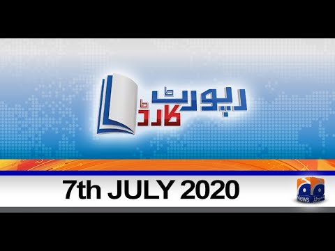 Report Card | Aleena Farooq Sheikh | 7th July 2020