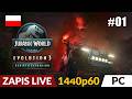 Jurassic World Evolution 3 PL 🦕 DLC - LIVE #1 🦖 Nowe DLC: Odrodzenie / Rebirth