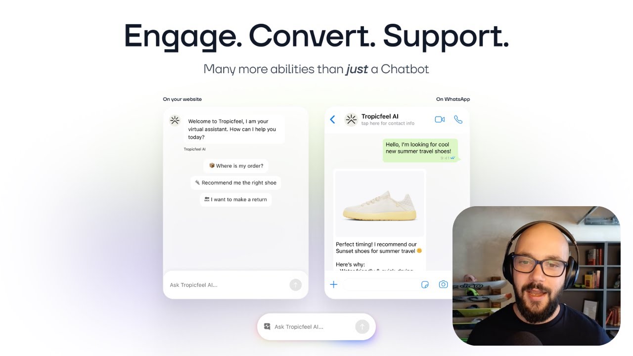 AI Chatbot & WhatsApp Marketing for Shopify Stores - Zipchat AI Full Demo — video thumbnail