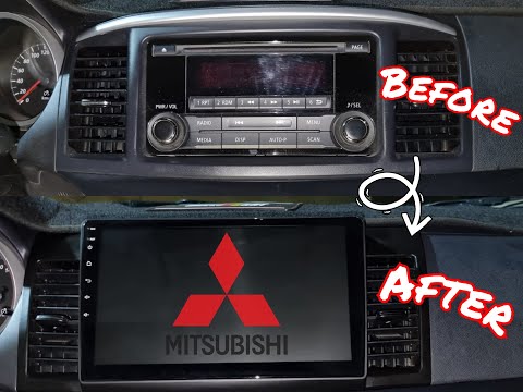 How to install Android screen for a Mitsubishi Lancer