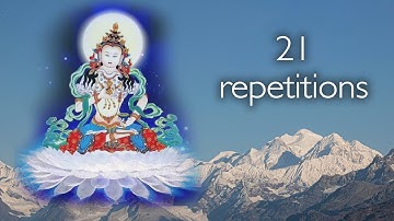 Vajrasattva Hundred Syllable Mantra with Gong | Accurate Sanskrit pronunciation
