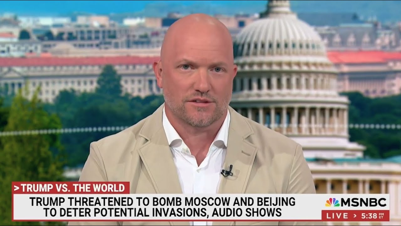 MSNBC: DEADLINE WHITE HOUSE - JULY 9, 2025 - TRUMP SAYS HE THREATENED TO BOMB MOSCOW, BEIJING