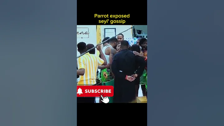 BBNAIJA ALL STARS: Biggie's parrot exposed Seyi to Doyin #bbnaijaallstars #seyibbnaija #bigbrother