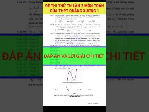 Video Đáp án đề thi thử tốt nghiệp THPT Quốc Gia LẦN 2 MÔN... - youtube