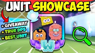 PRISMATIC GIVEAWAY!! Shiny Wumbo The Squarepants Prismatic UNIT SHOWCASE in Spongebob Tower Defense!