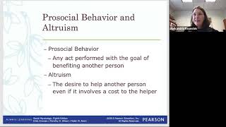 Social Psychology: Chapter 11 (Prosocial Behavior) Part 1