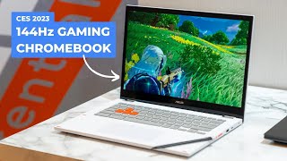ASUS Chromebook Vibe CX34 Flip Hands-On at CES 2023