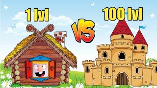 :  1 LVL VS 100 LVL   