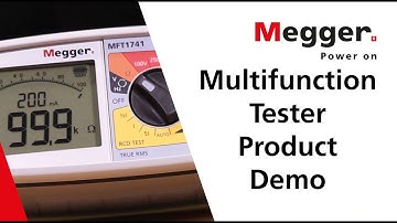 MFT1741 Multifunction Tester Megger - Product Demo