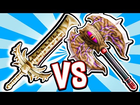 Skeleton King Vs Corrupted Axe In Roblox Assassin Rarest Knives Youtube - knife vs knife in roblox assassin daikhlo