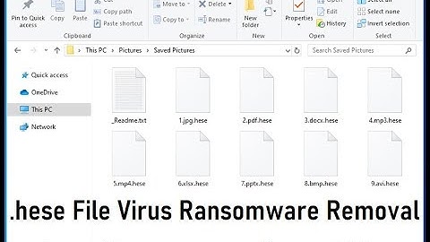 Remove .hese File Virus/.hese Ransomware (+Recover Files)