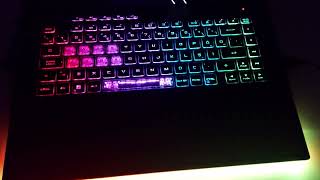 Asus ROG strix G16 Keyboard RGB Colors Armoury Crate software