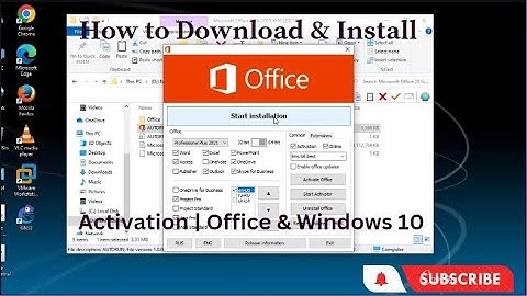 How to Install Microsoft Office 2021 Pro Plus | Project | Visio | Activation  | Custom Installation