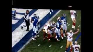 49ers vs Giants 11/16 Eli Manning 5 Interceptions.
