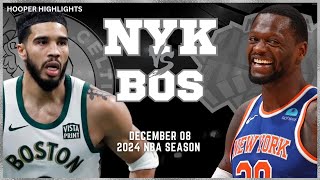 Boston Celtics vs New York Knicks Full Game Highlights | Dec 8 | 2024 NBA Season
