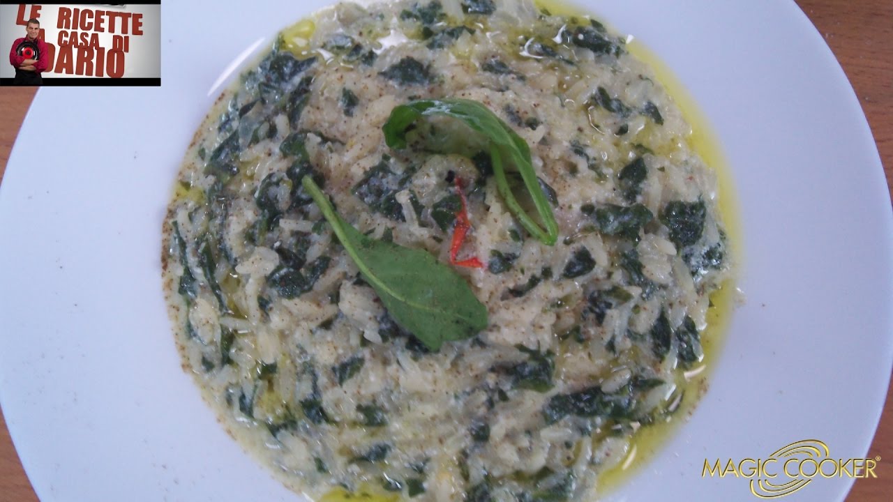 Risotto Ricotta e Spinaci preparato da Dario con Magic cooker 310 - YouTube