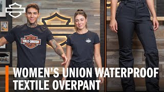 Harley-Davidson Women's Union Waterproof Textile Overpant Overview by Harley-Davidson 1,235 views 2 weeks ago 1 minute, 10 seconds