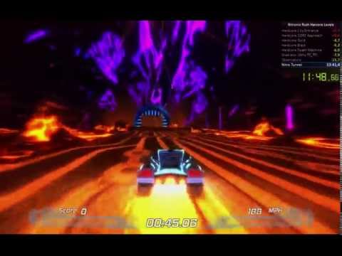 Nitronic Rush Speedrun - Hardcore Levels (13:30.00) Old World Record