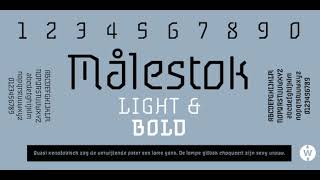 Målestok Fonts from Wilton Foundry