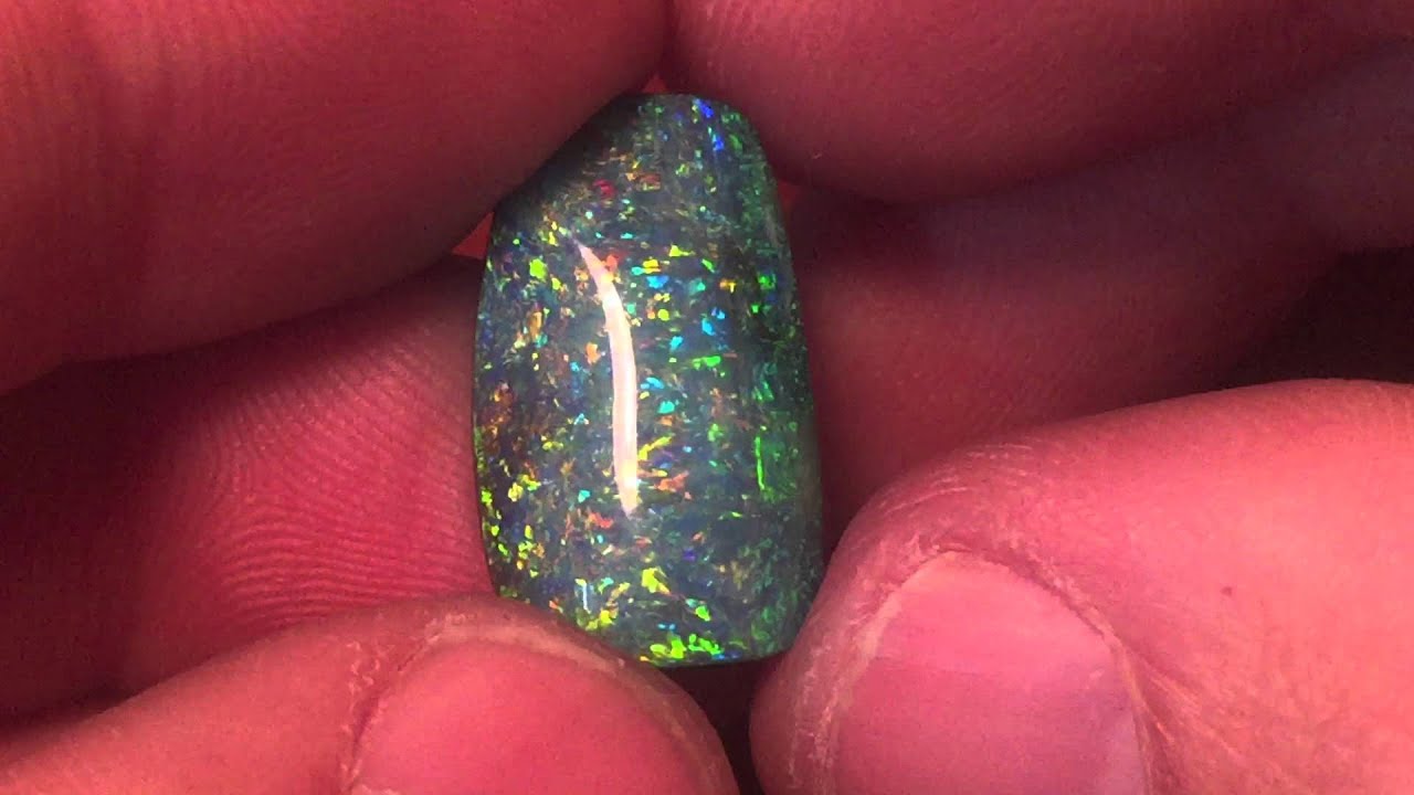 11.35 CTS FULL FACE COLOR BOULDER OPAL CABOCHON C9826