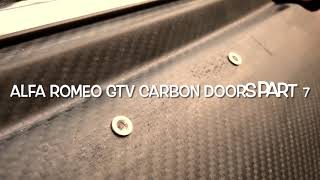 How to install Rivet nuts on carbon doors Part 7 Alfa Romeo GTV Bertone