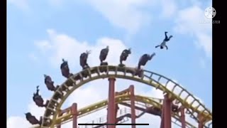 Compilation of themepark ride malfunctions and accidents
