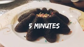 Five-minute dessert/حلوى الخمس دقائق 😲خمس دقائق تحضير+خمس دقائق بالفرن😍