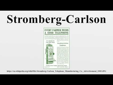 Stromberg Carlson History
