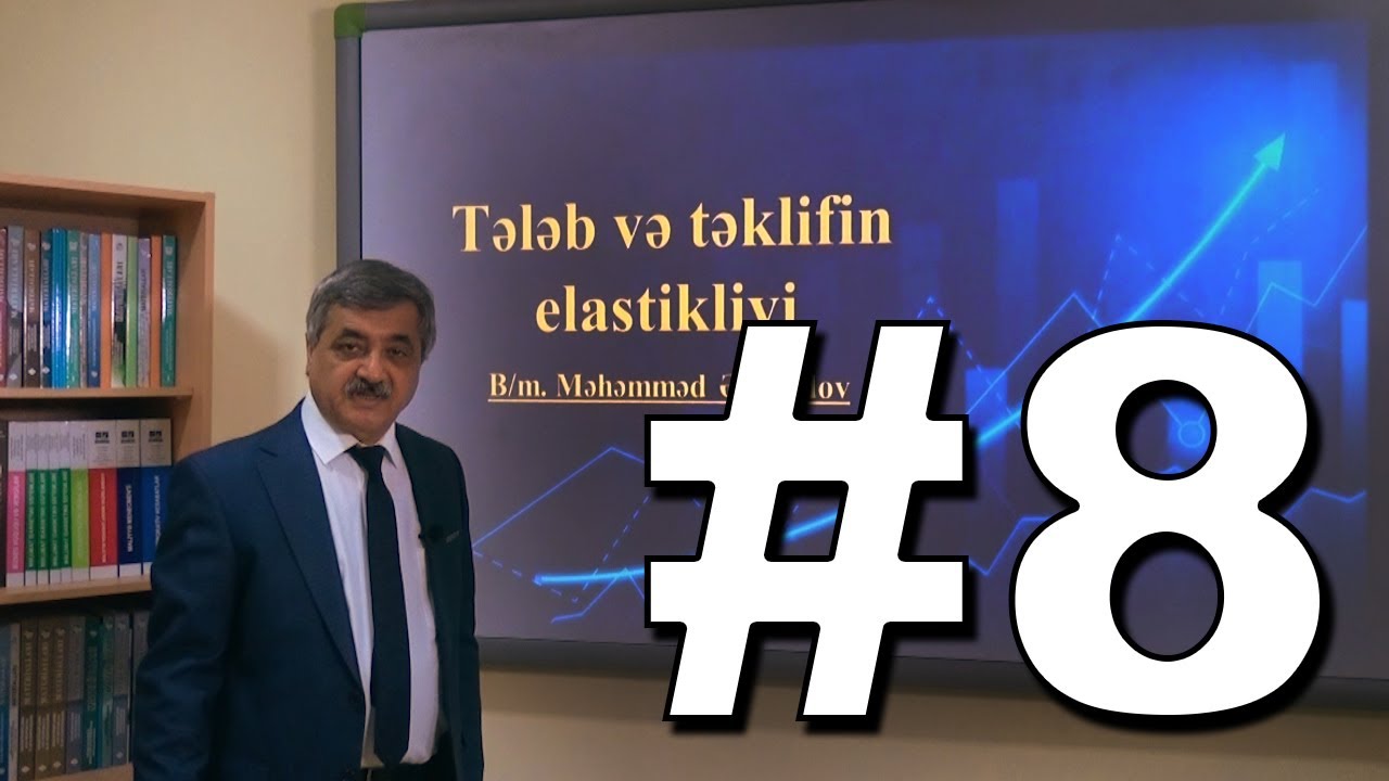 İqtisadiyyata giriş Videodərs 8 (Tələb və təklifin elastikliyi)