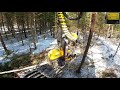 Pitkä harvennus video ja vettä alkaa olemaan jo metsässä. Ponsse Scorpion King H7.