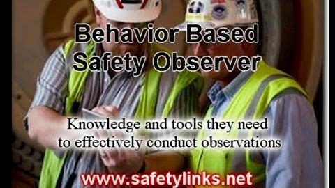 Behavior Based Safety Observer Course