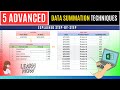 Learn 5 advanced data summation techniques using dates criteria | excel functions