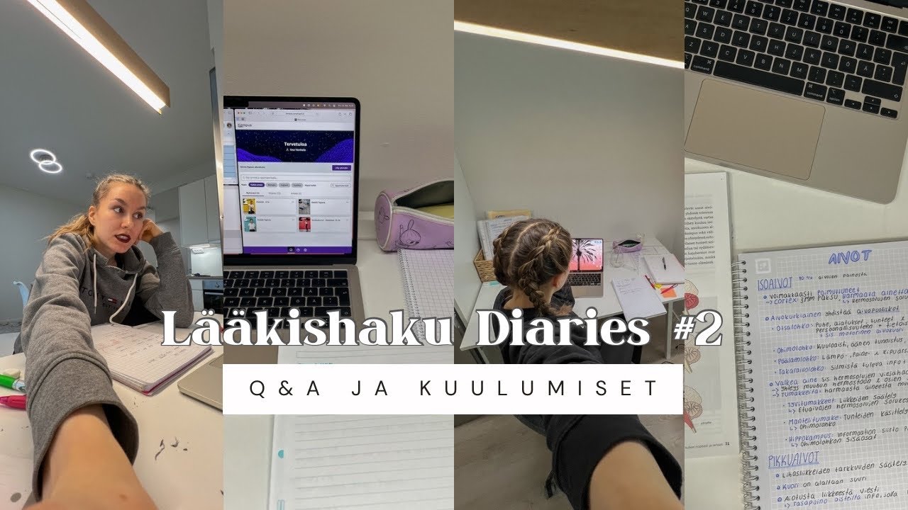 Syksyn opiskelu kuulumiset ja Q&A| Lääkishaku diaries pt.2