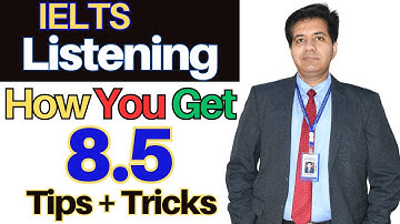 IELTS Listening -  How YOU GET 8.5 - TIPS + TRICKS By Asad Yaqub