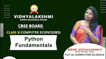 Python Fundamentals| LITERALS - NUMERIC, BOOLEAN & None |CBSE |Class XI -Computer Science |Part - 5
