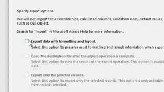 HOW TO EXPORT ACCESS TO TEXT FILE IN Microsoft Office 2019