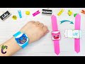DIY - How to make a paper  BRACELET &amp; notebook Huggy Wuggy | Origami paper Watch