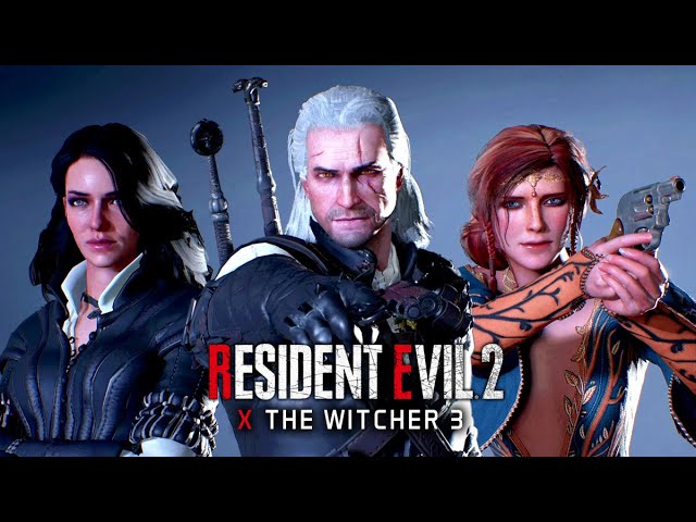 Geralt e Ciri protagonizam Resident Evil 2 remake via Mods