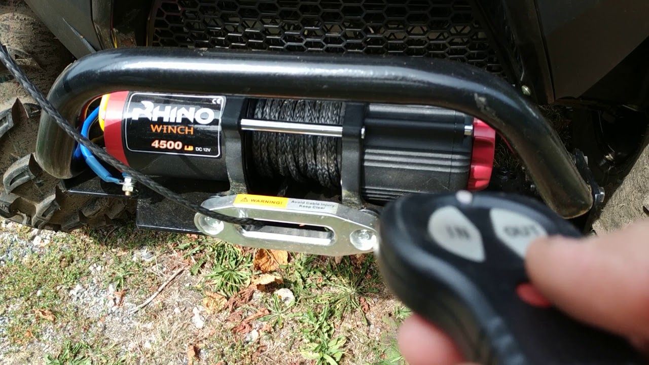 Rhino winch 4500 problem from Unionmart LTD.co.uk YouTube