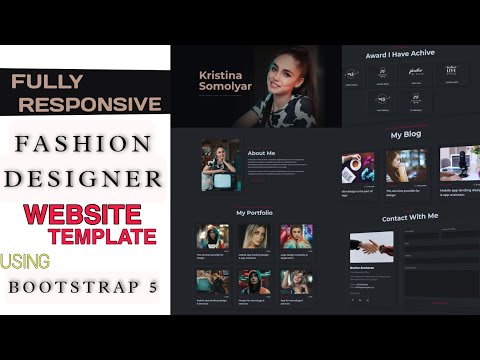 How To Make Fashion Website Using HTML,CSS,JAVASCRIPT& BOOTSTRAP | Website Design Using Html and Css